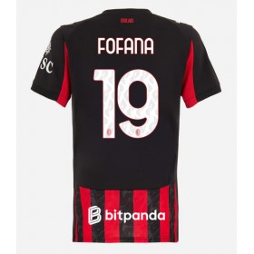 AC Milan Youssouf Fofana #19 Hemmakläder Dam 2025-26 Kortärmad